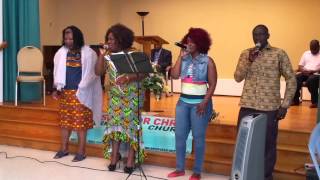 Video voorbeeld van "A qui Irions Nous - Groupe Psaumes 150 | MFCI Church Culte du 19 Juillet 2015"