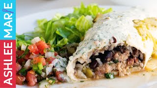 Homemade Cafe Rio Burrito Recipes- smoked sweet pork, cilantro lime rice, black beans and more