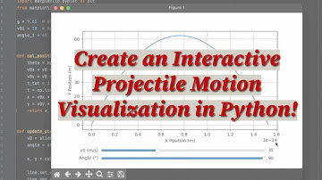 I Made an Interactive Visualization of Projectile Motion in Python!