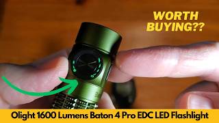 Olight Baton 4 Pro 1600 Lumens Rechargeable Small Pocket LED Flashlight Review & Unboxing screenshot 2