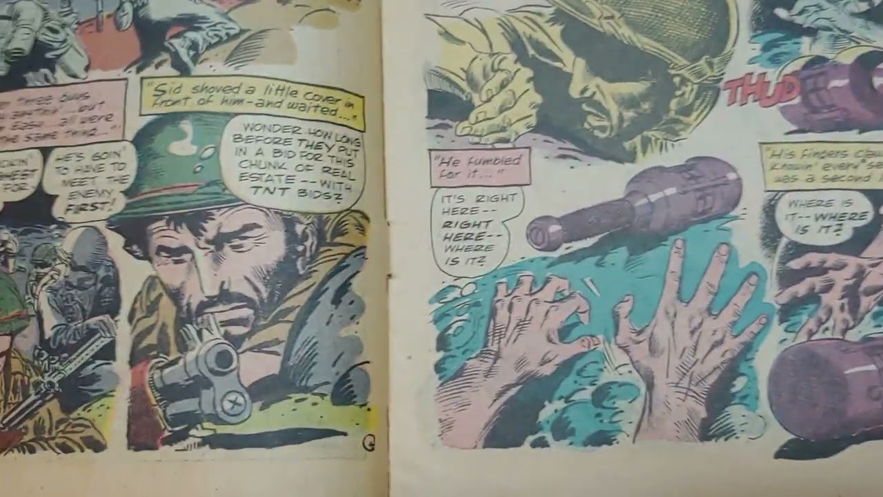 EP 134 OAAW #87 Sgt. Rock. From DC Comics Silver Age 1959 by Joe Kubert & Robt. Kanigher.