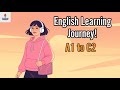 A Complete Guideline for Learning English (A1 to C2) | Top English Podcast