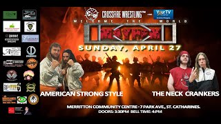 AMERICAN STRONG STYLE VS NECK CRANKERS NO.1 CONTENDERSHIP  TAG - MAYHEM 2025