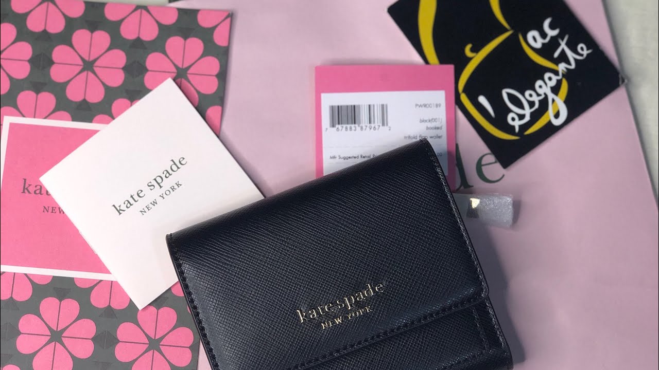 Kate Spade New York Morgan Flower Bed Embossed Saffiano Leather Small Slim  Bifold Wa SKU: 9879316 