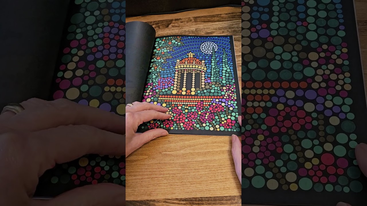 Completed Coloring Book Flip Through~Circulism Art-Around.🎨🖍