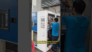 The three-chamber thermal shock test chamber is a climate testing device. #testchamber #testmachine