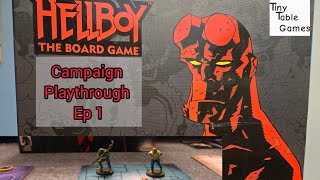 Hellboy The Boardgame Campaign Playthrough Ep 1