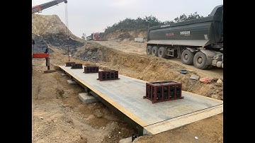 Lắp đặt trạm cân ô tô điện tử 80 tấn 3m x 12m tại Hoà Bình