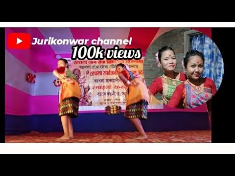 Tiwa Amalgamation Bihu DancePRARTHANA KASHYAPStage Performance 2022JURI and LUNA