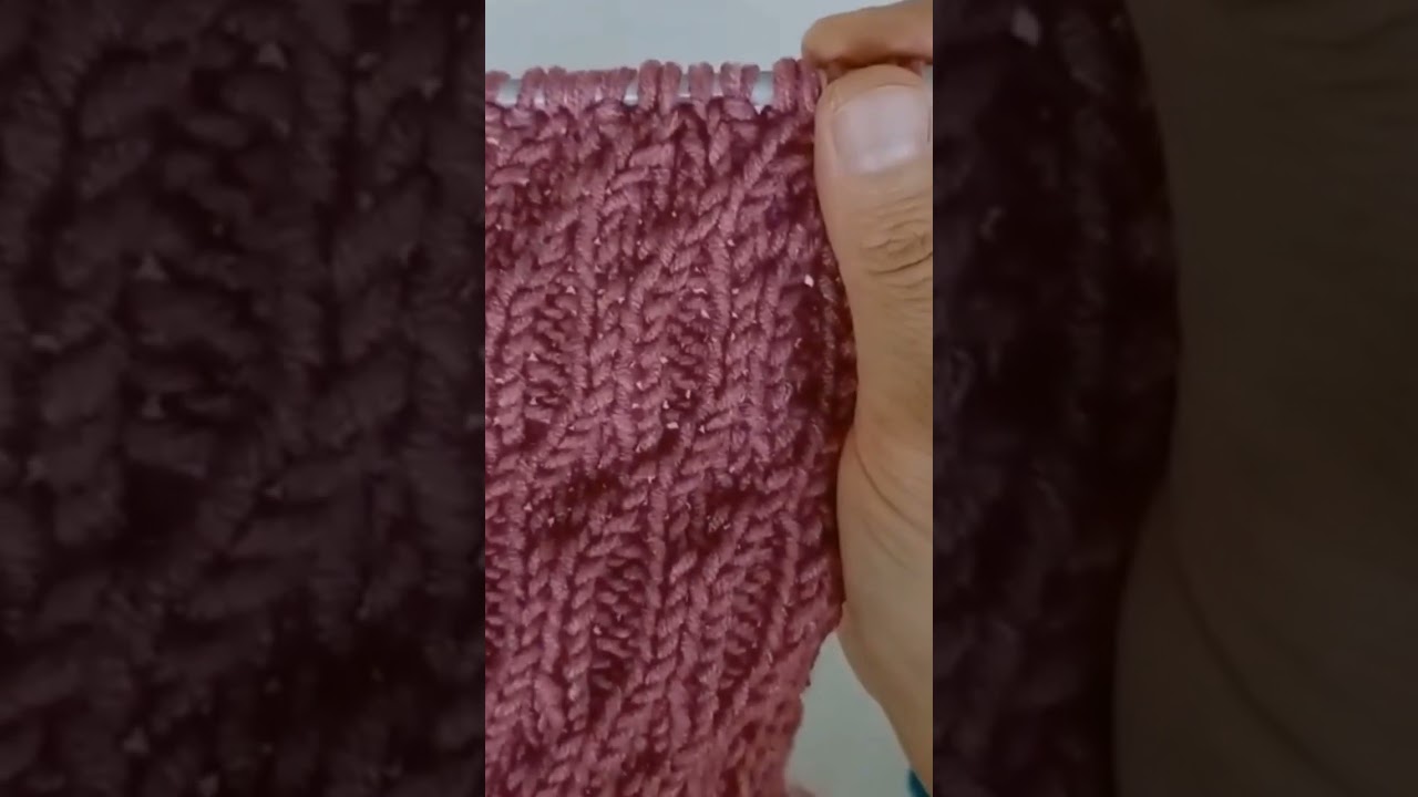 "Rüzgar" örgü modeli 