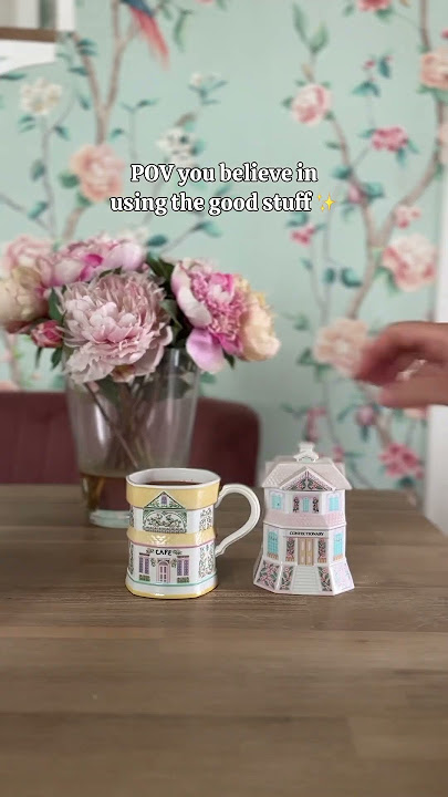 If you have it, you might as well use it! 🤷🏻‍♀️ use the good stuff- Lenox Spice Village edition ✨