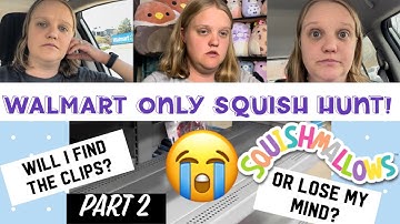 THE GREAT WALMART CLIP HUNT PART 2! (We found the new Squishmallow stationary products and more!)