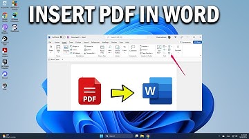 How To Insert PDF File in Microsoft Word - Easy Fix