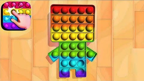 Pop Us All Level Mobile Gameplay Walkthrough Android IOs Very Satisfying and Relaxing ASMR MAXIMUM