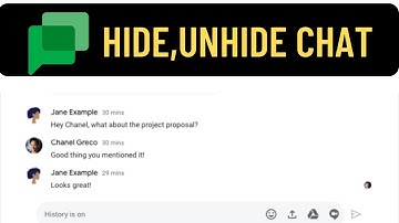 How to Hide or unhide a Conversation on Google Chat