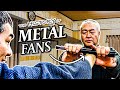 Why samurai carried and fought with fans made of metal