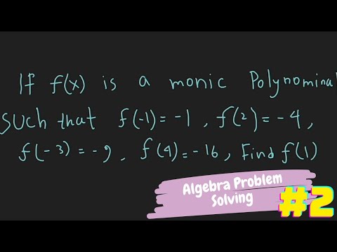 Generate The Math F Problem Find f(1) ....... Algebra Problem Solving #2 - YouTube