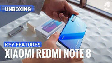 Xiaomi Redmi Note 8 unboxing and key features