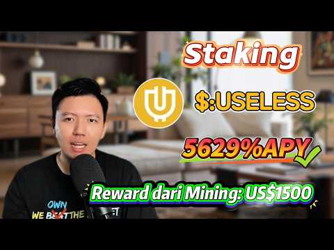 ⚡ Staking USELESS Selama Sehari di Solana, Hasil $500 | Review 5629%