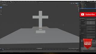 How to make 3D wallpaper of Cross (Blender) - by The Princess Ways screenshot 3