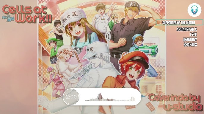 Hataraku Saibou/Cells At Work Season 2 OP (Full ver.) -『GO! GO! Saibou  Festa』Piano 