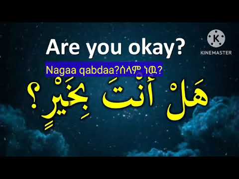 English Afaan Oromoo Amharic And Arabic