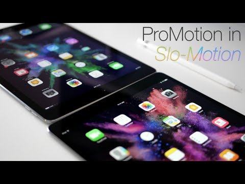 iPad Pro 10 5-inch 120Hz ProMotion In Slow Motion  4K60 