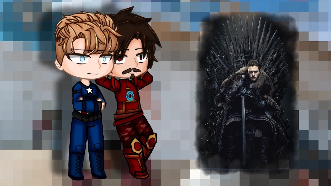 The Avengers React to Jon Snow from Game of Thrones|🇧🇷🇩🇪🇪🇸🇷🇺🇺🇲|