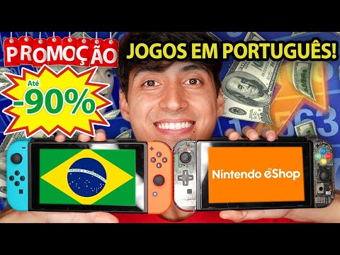 TODOS OS JOGOS DA NINTENDO EM PORTUGUÊS NO NINTENDO SWITCH 