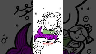 Peppa Pig Sereia Peppa No Mar Desenho Peppa Pig