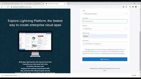 Salesforce Developer edition : How to open Salesforce Developer edition Account for free