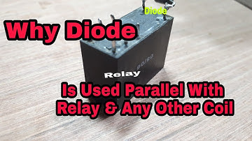 #EP-65 Why Diode is used with Relay & any inductive load in parallel