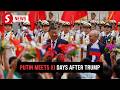 Xi holds welcome ceremony for Putin in Beijing