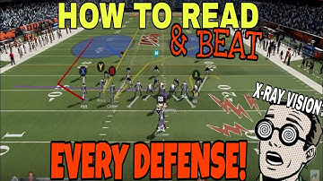 MAKE PASSING EASY! How to READ & BEAT EVERY DEFENSE in Madden NFL 22, Man Or Zone! Offense Tips