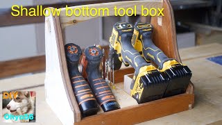 Shallow bottom Toolbox for drills