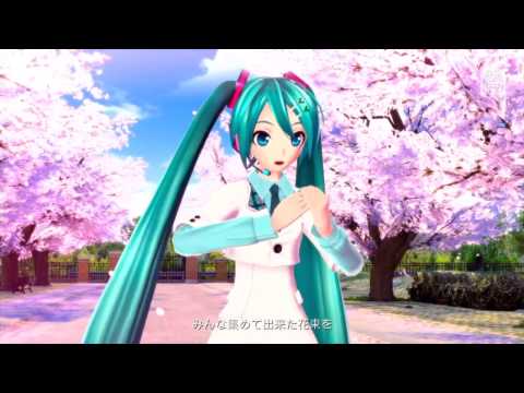 「Project DIVA F 2nd」桜ノ雨【初音ミク：スク－ル】