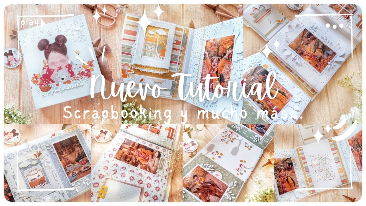 ▶️ TUTORIAL SCRAPBOOKING. Decoración con fotografías, tips, truquitos y mucho más...