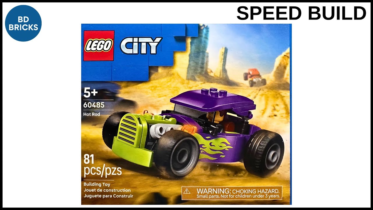 LEGO City 60485 Hot Rod - LEGO Speed Build 