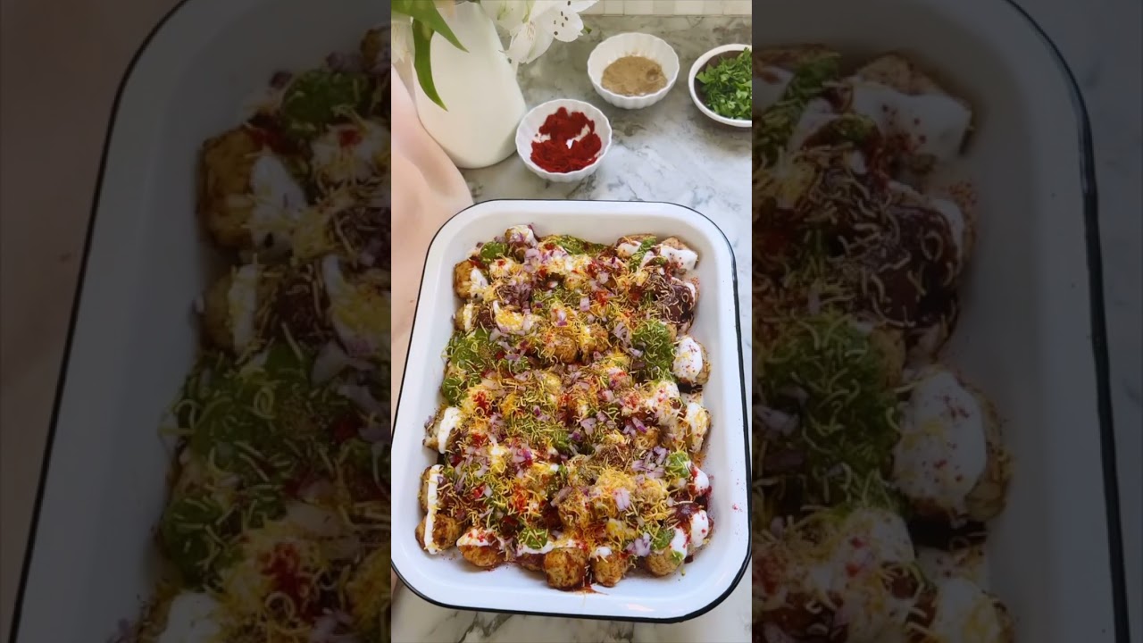#shorts Aloo Chaat with Tater Tots