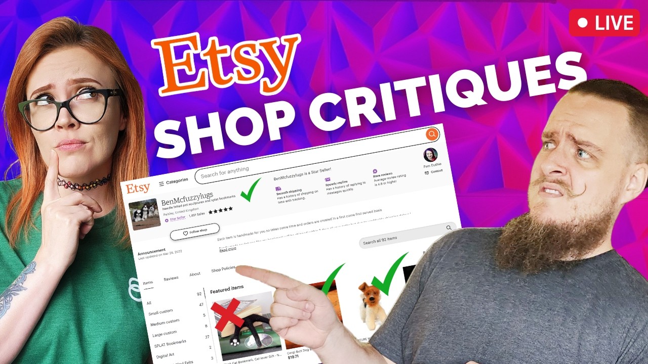 Critiquing YOUR Etsy Shops for Starla's Birthday - The Friday Bean Coffee Meet