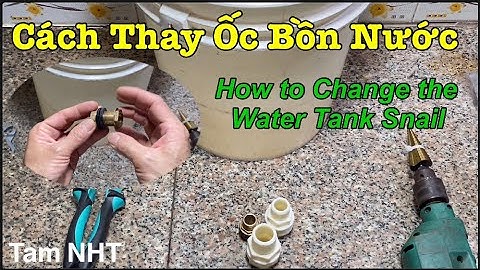 Cách thay và làm mới ốc bồn nước #Tam NHT #How to Change the Water Tank Snail