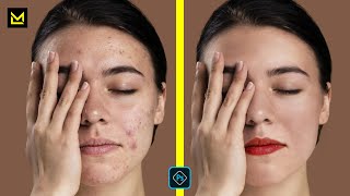 Simple Skin Beauty Retouching Portrait using Photoshop very fast method screenshot 4