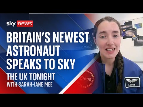 Britain's newest astronaut discusses the challenges ahead.