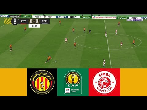 LIVE ES Tunis Vs Simba S C CAF Champions League 2025 26 Video Game Simulation 
