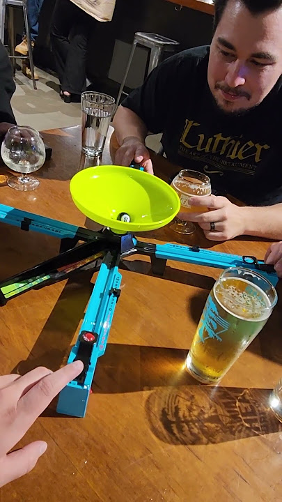 We brought Beat the 8 Ball to our local Swamp Head Brewery  #boardgames #beatthe8ball #swamphead