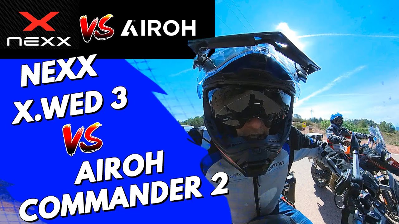 Airoh Commander 2 Vs Nexx X.Wed 3, la Comparativa Final On-Road y Off-Road