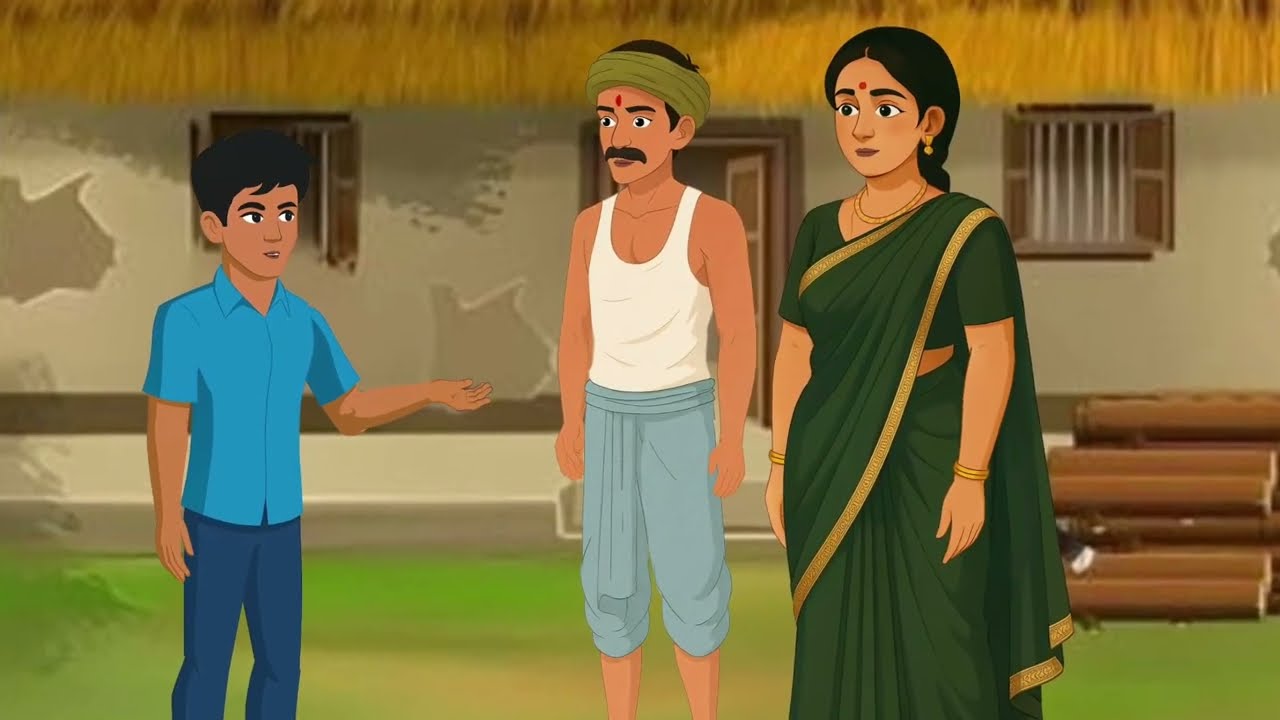 Ki Rubi tar Gori ke bachate parbe rubber Gori bikri hoche #cartoon #viral #video #2danimation 