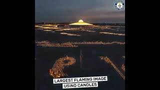 Guinness World Record. Glowing Buddha and the Globe, using 256477 lit candles at Wat Phra Dhammakaya