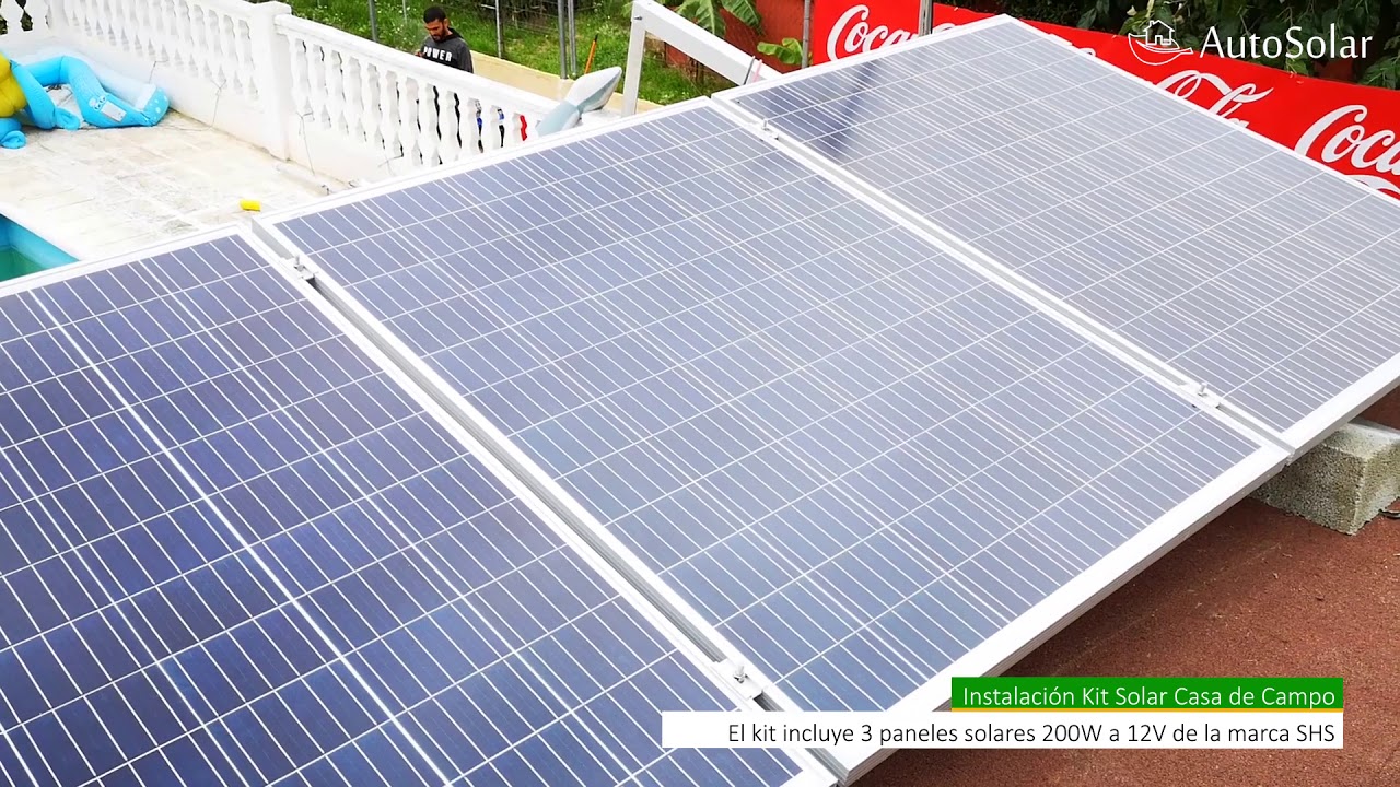 Kits Solar Completo para Huerta o pequeña casa l