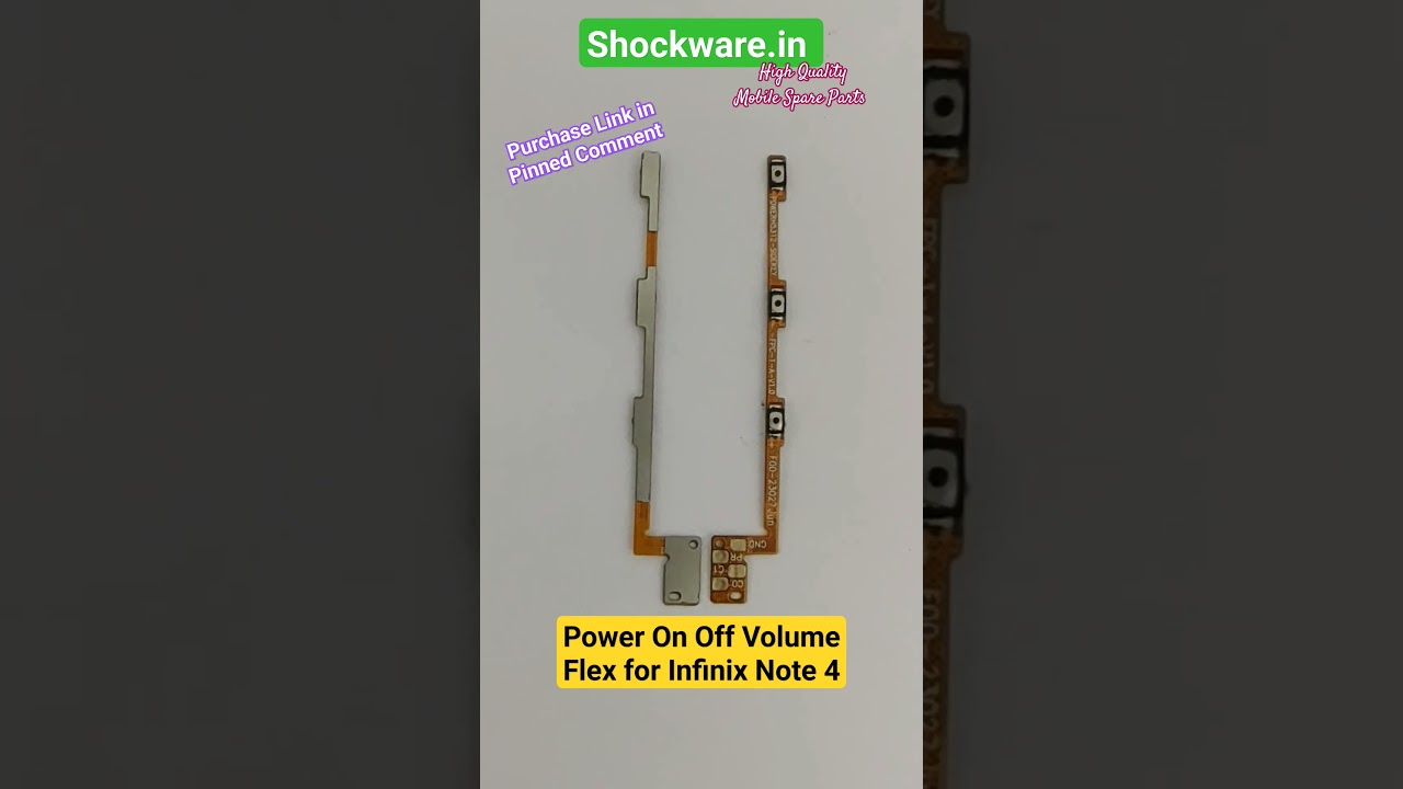 BUY Shockware Power On Off Volume Flex for Infinix Note 4